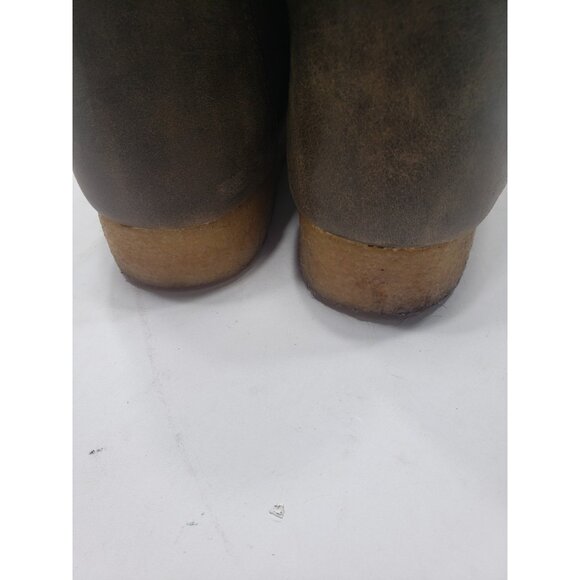 Roper Men's Western Gum Crepe Outsole Chukka Oiled Brown Leather Boots Size 9.5 - Picture 7 of 9